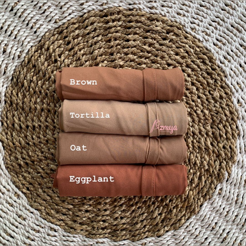 BERGO PLISKET LIDI PREMIUM Jilbab Instan tali Non tali Bahan Ceruty Jahit tepi-Tali kosong 4