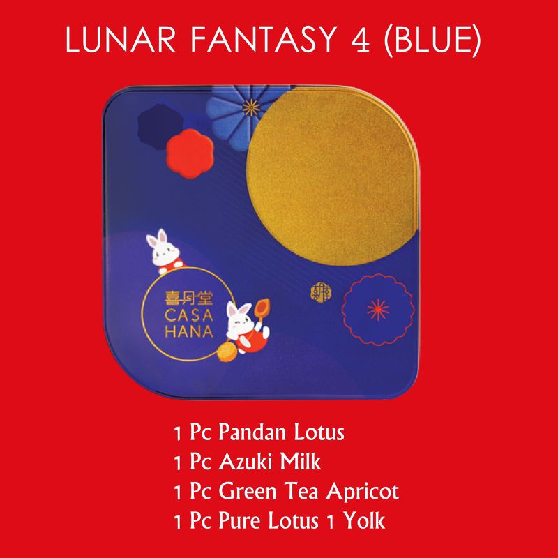 Casahana mooncake isi 4pcs