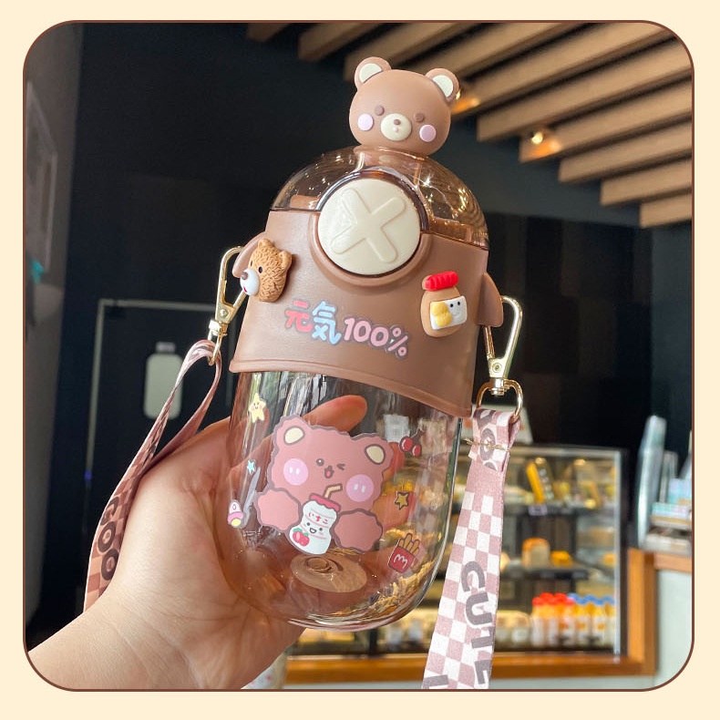 Tweedy Toys - Botol Minum Anak X Karakter 630ml / Botol Minum Anak Bening