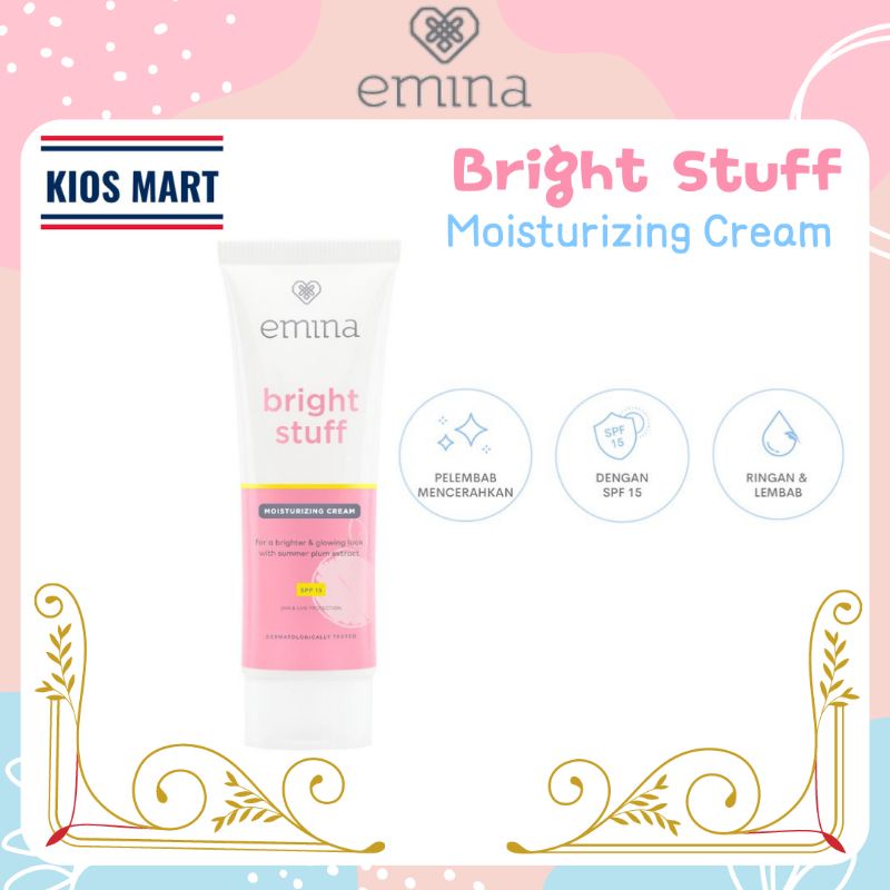 Emina Bright Stuff Moisturizing Cream 20ml | Pelembab Wajah