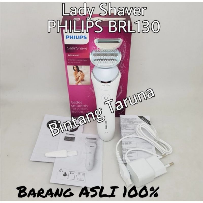 Satinshave Philips BRL130 Female Shaver BRL Lady Shaver Philips BRL130 Original