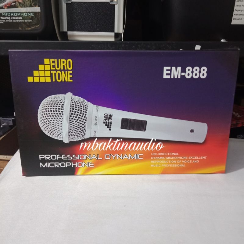 Mic Vokal Bagus Eurotone EM-888 Euro Tone Mikrofon