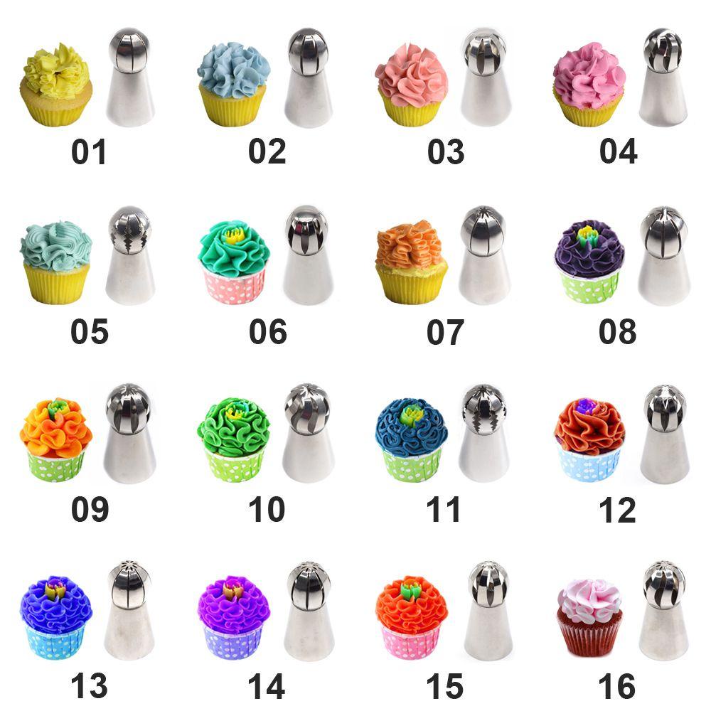 Solighter Flower Frosting Tip Party Cupcake Bunga Mawar Cream Pastry Kue Dekorasi Tips Icing Piping Nozel