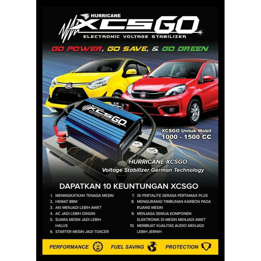Hurricane XCS GO XCSGO Untuk Mobil CC Kcil XCS 5 XCS5 XCS4 XCS3 XCS 3 TERJAMIN