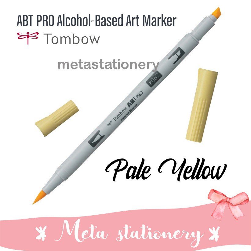 

ABT Pro / Dual Brush Pen Pro Tombow Alcohol Based - P062 Pale Yellow