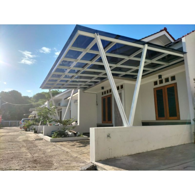 kanopi Baja Ringan - Pasang Kanopi Baja Ringan Atap Solarflat