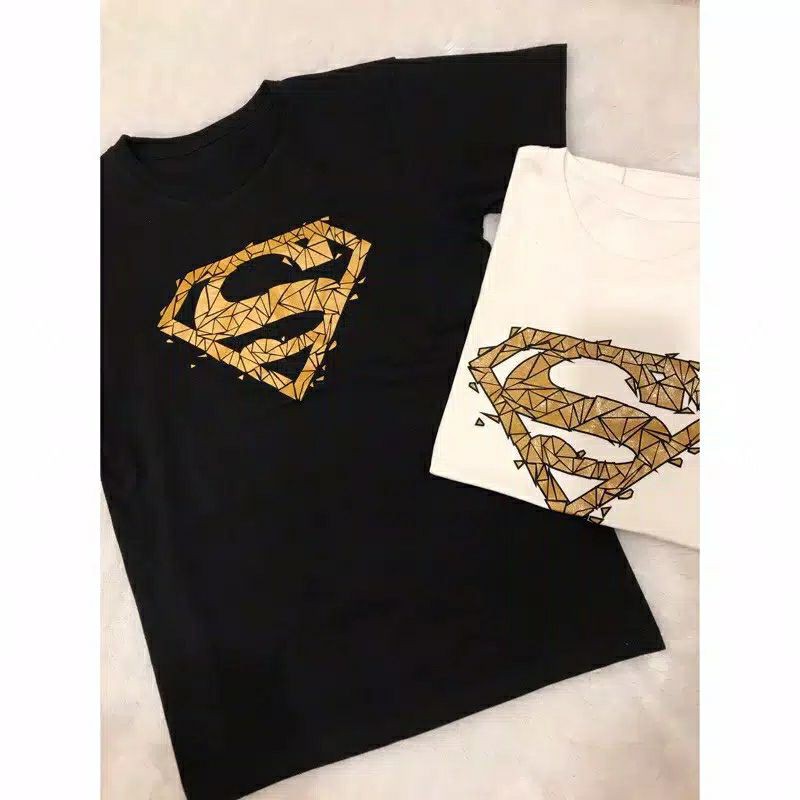 T-SHIRT MOTIF SUPERMAN/KAOS WANITA MOTIF SUPERMAN
