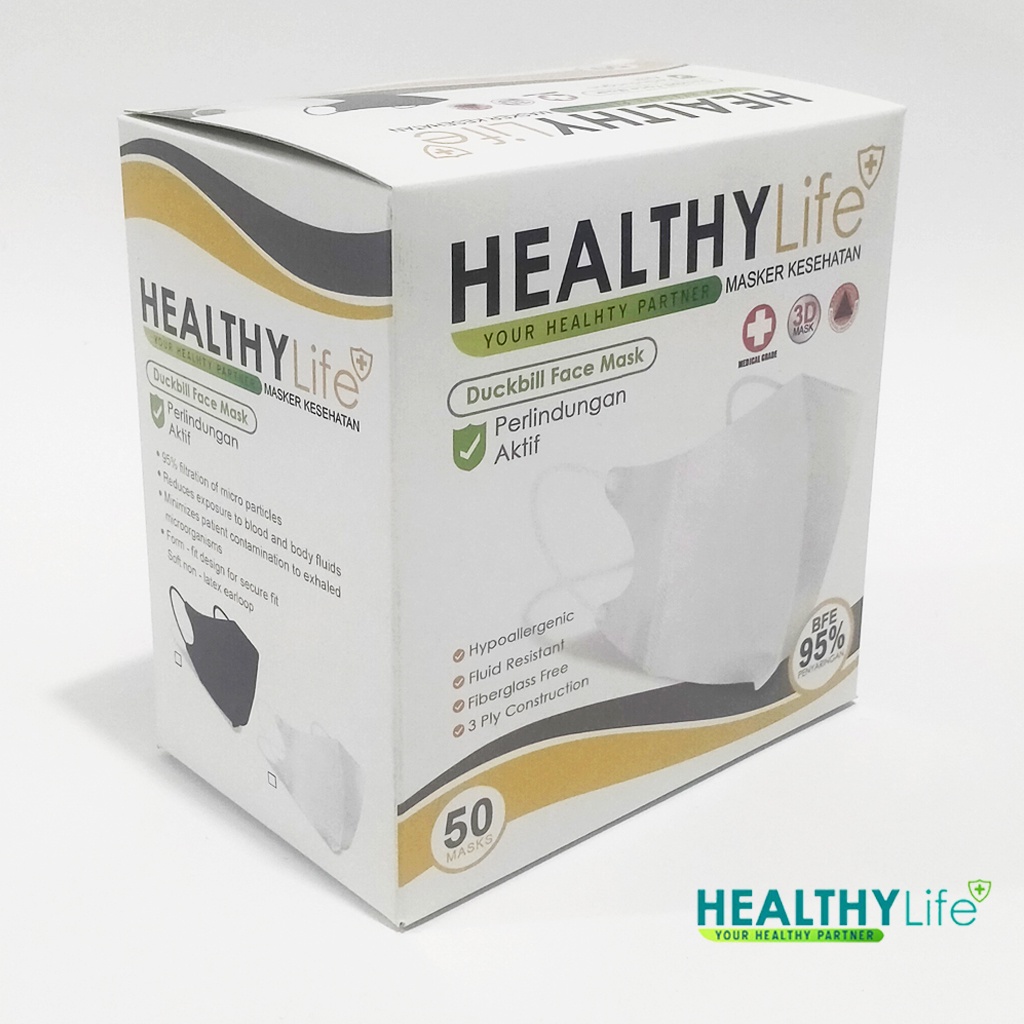 Healthylife Masker Duckbill 3D Masker 3D Masker KN95 3D Masker KN 95 Masker KN95 Duckbill