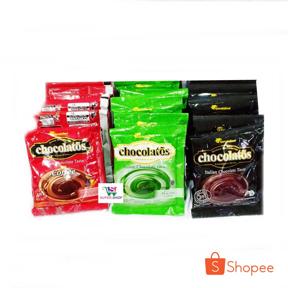 Chocolatos Drink Chocolate Matcha Coffee Isi 10pcs Bubuk Minuman Shopee Indonesia 6412