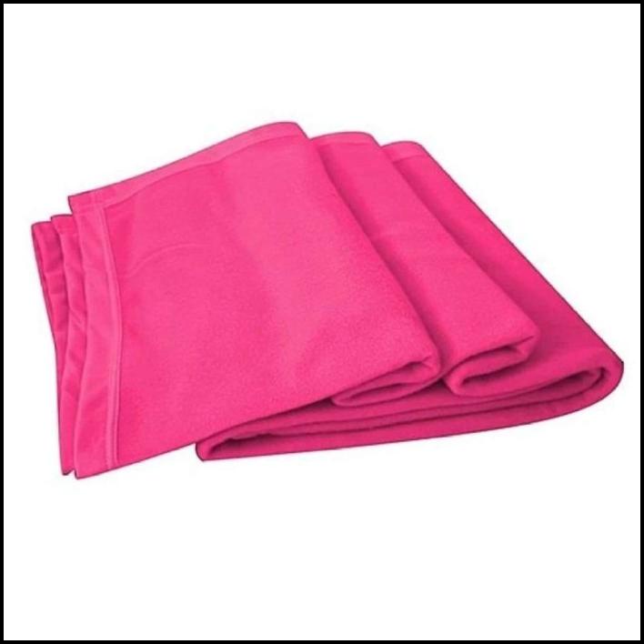 Yatis Selimut Polos Halus 160 X 200 Cm - Pink
