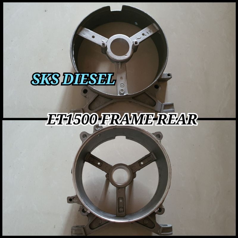 ET1500 Frame Rear Tapak Kaki Dinamo Genset 1000 - 1500 Watt Model Kapasitor