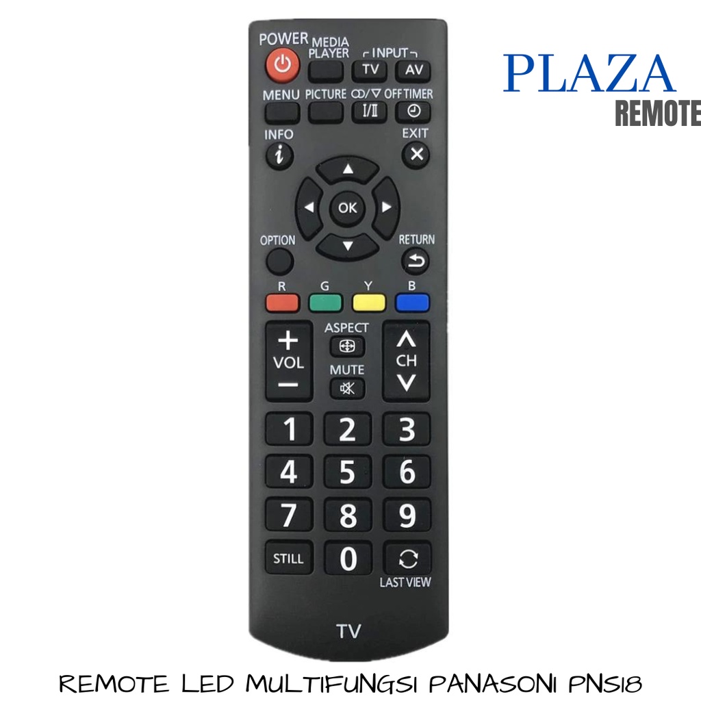 REMOTE TV PNS PANASONI VIERA LED MULTIFUNGSI PNS18