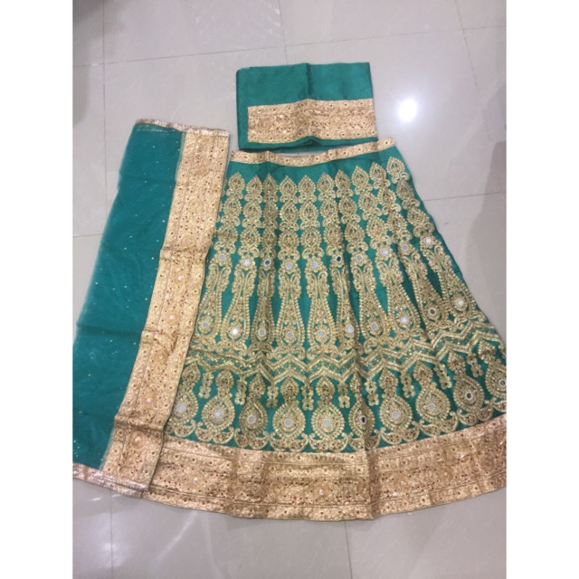 Lahenga lengga india dewasa stelan Rok bollywood belum jadi nikah gown pesta akhad akad indi ori