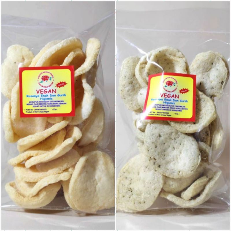 

Kerupuk - Krupuk Kentang Cap Bunga Botan Vegan & Vegetarian