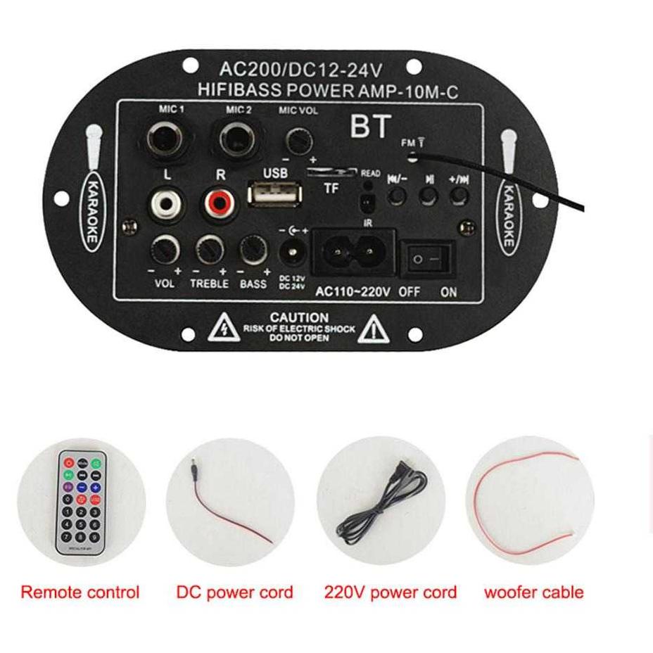 Koleksi Terbaru.. Amplifier Board Audio Bluetooth Subwoofer DIY 35W / Amplifier Board Karaoke Audio 