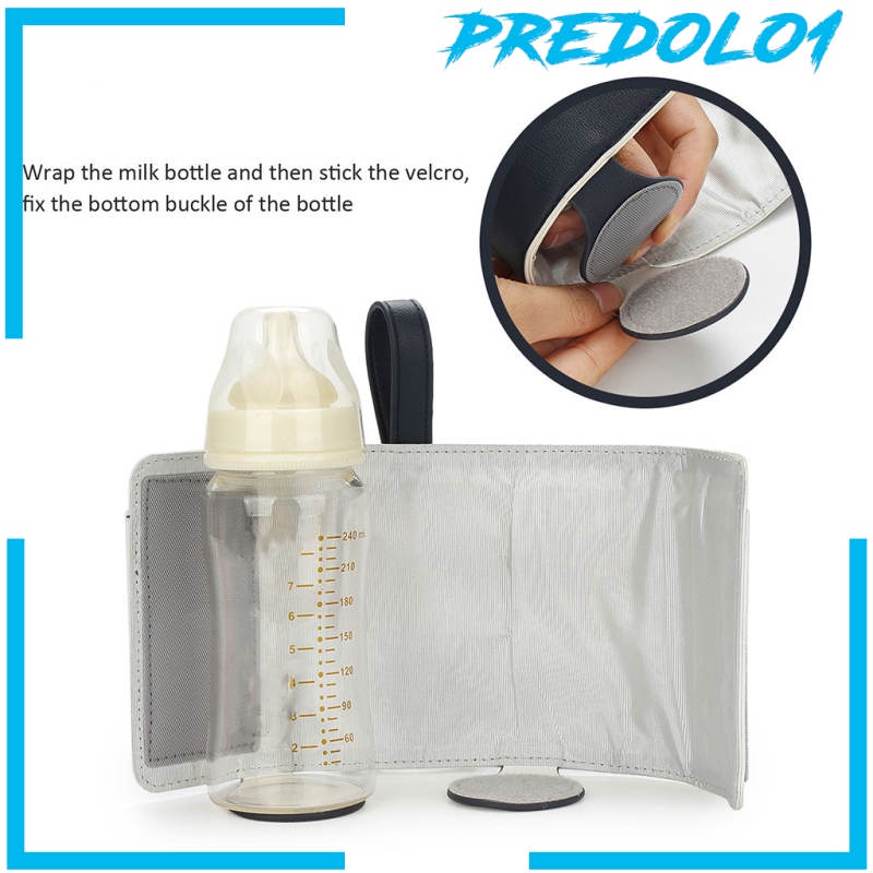 [PREDOLO1] Baby Bottle Warmer USB 3 Levels Constant Heating for Home Newborn Infant