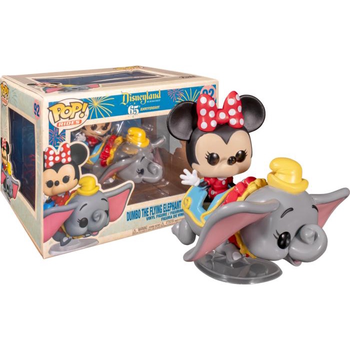 Funko Pop Ride Exclusive Disneyland 65th Anniversary  - Dumbo The Flying Elephant with Minnie Mouse