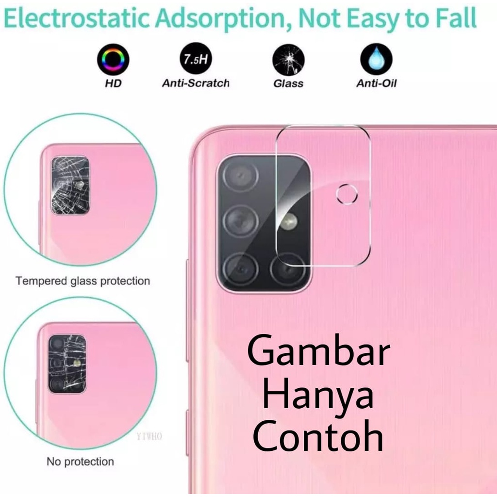 PROMO 2in1 Tempered Glass OPPO A74 5G Full Layar Cover Black Premium Free Tempered Glass Cam