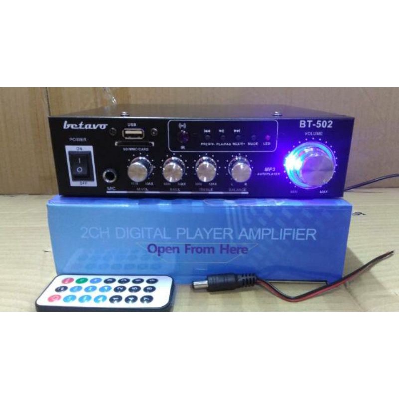 AMPLI MINI BT-502 AMPLIFIER MINI AMPLI MOBIL