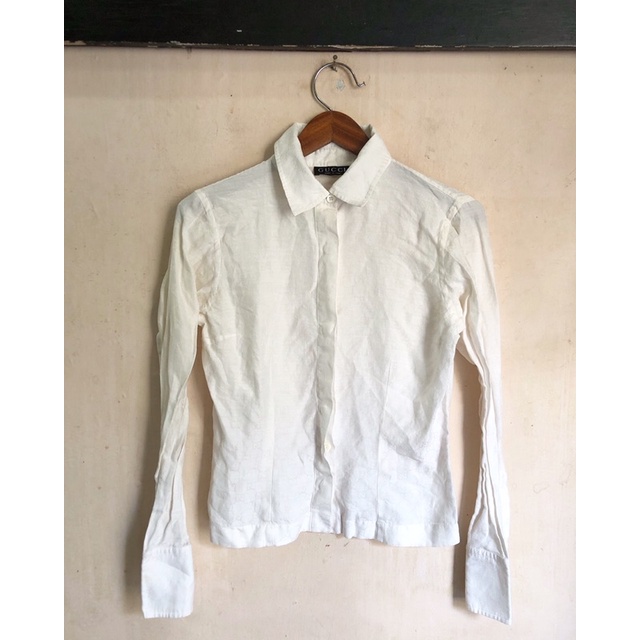 Preloved Kemeja Gucci Putih