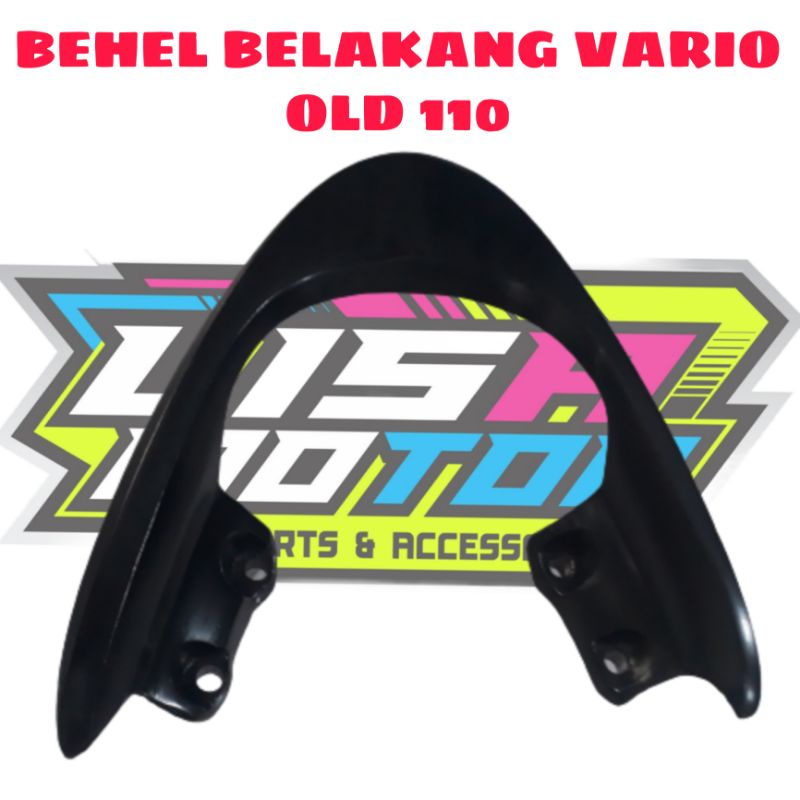 BEHEL BEGEL PLANGER  BELAKANG VARIO OLD 110 PENAHAN JOK BELAKANG VARIO OLD 110 HITAM POLISH