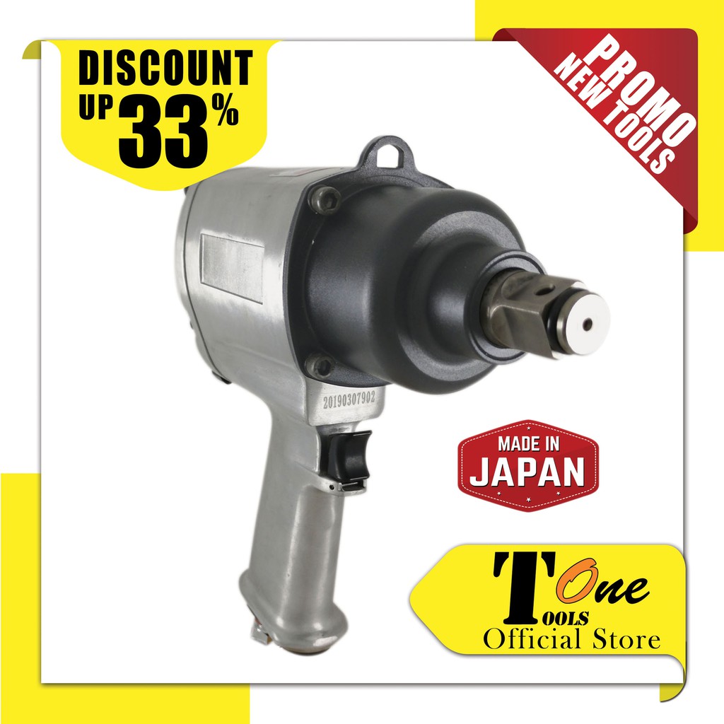 Air Impact Wrench 3/4" Kit Set Mesin Kunci Pas Buka Baut Sok Socket Bus