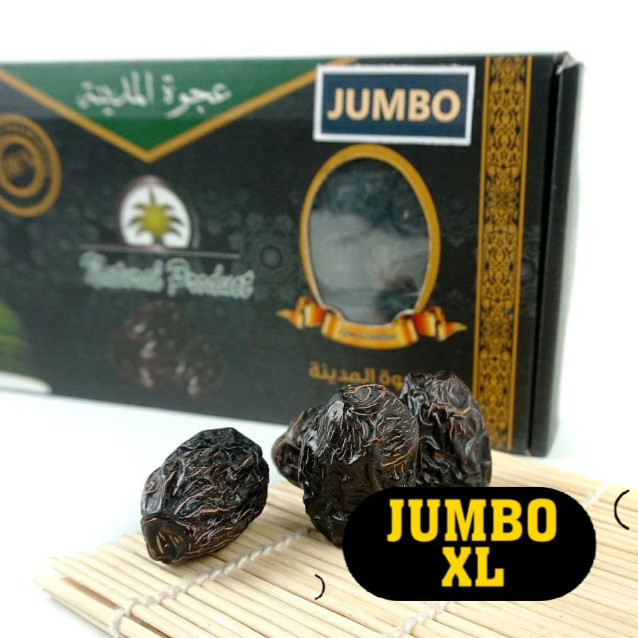 

Kurma Ajwa JUMBO Al Madina 500 Gram Natural Produk
