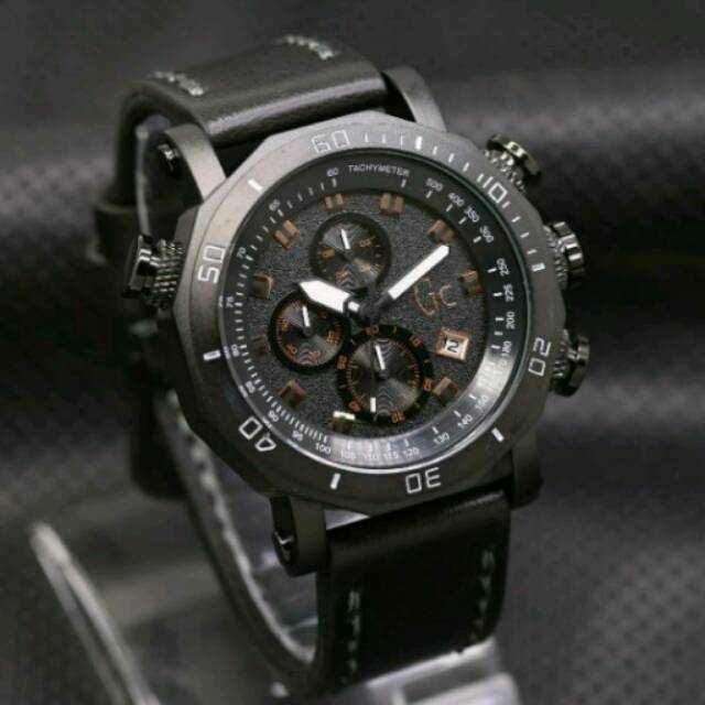 Jam Tangan Guess Collection Pria Sport Balck