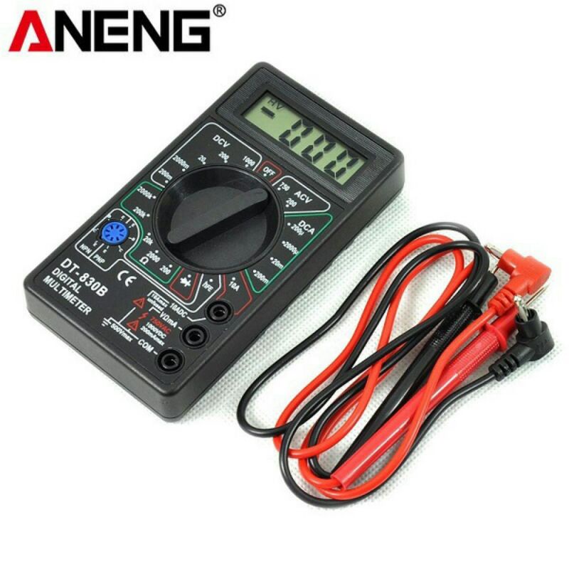 Digital Multimeter AC/ DC Voltage Tester Aneng DT-830Black