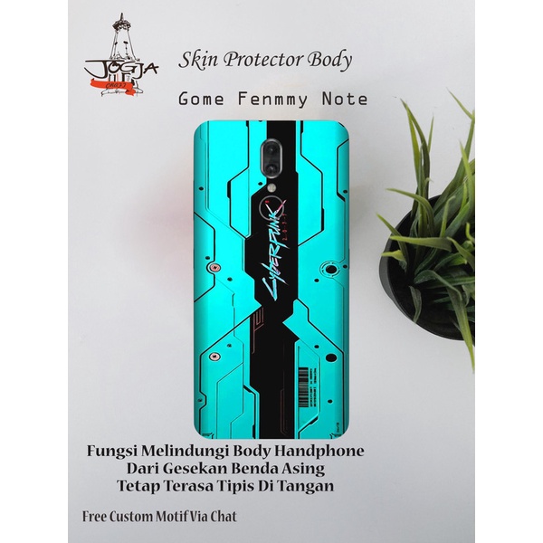 Dapat 2pcs Garskin HP Gome Fenmmy Note Motif cyber - Free custom Motif