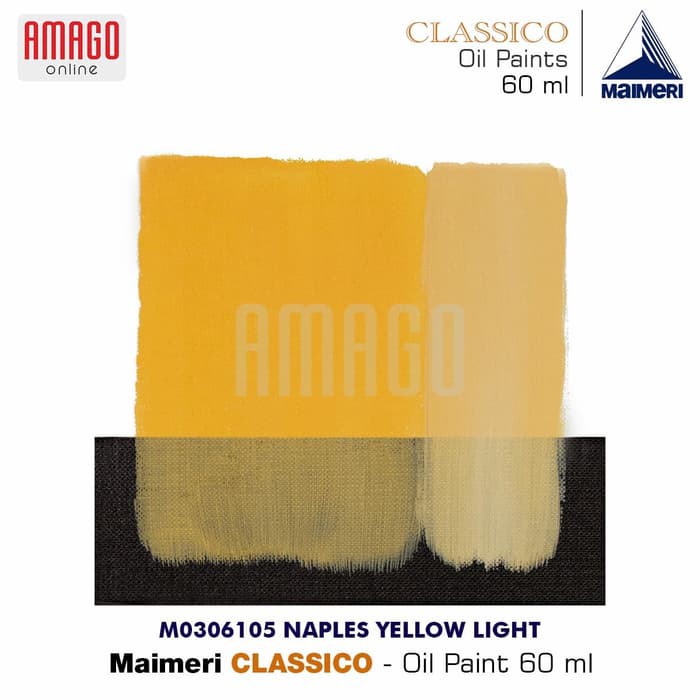 MAIMERI CLASSICO - OIL PAINT - NAPLES YELLOW LIGHT - 60ML - M0306105