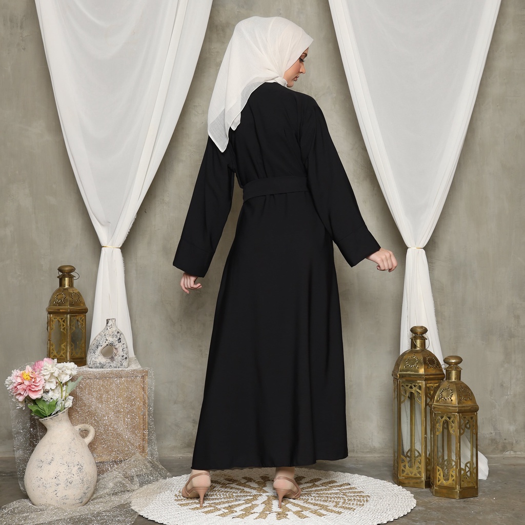 Gamis Abaya Polos - KEIKO Abaya Kimono Dress Busana Muslimah - Abaya Turkey