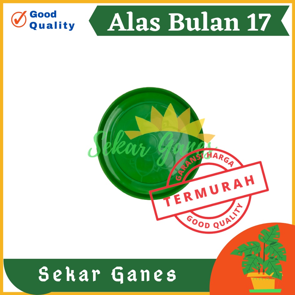 Sekarganes Tatakan Alas Bulan 17 Putih Hitam Kuning Hijau Merah BataTerracota Terracotta Merah Coklat Tatakan Alas Kembang Pot Tawon Tirus Putih 18 20 21