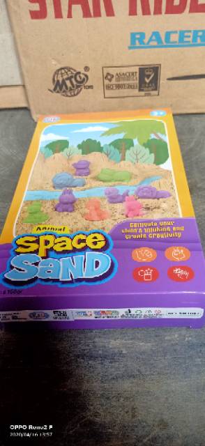 SH 1087 ANIMAL SPACE SAND MAINAN ANAK PASIR AJAIB PLUS CETAKANNYA SMA PEMOTONGNYA