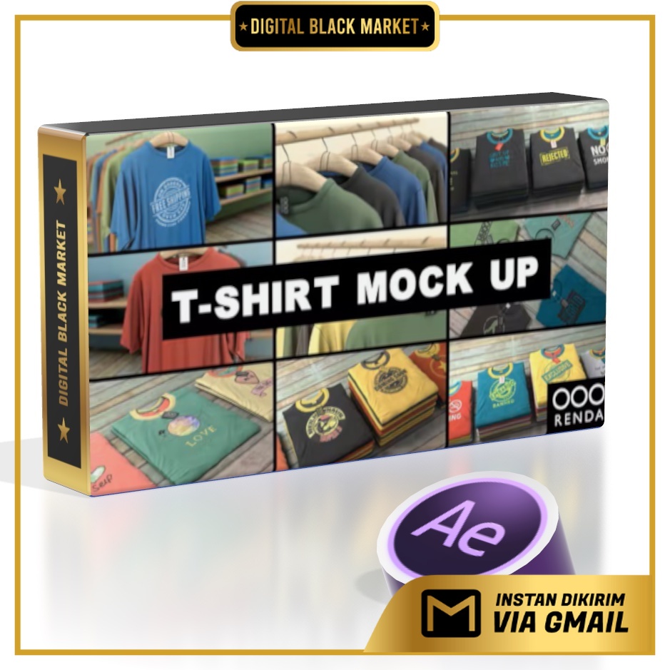 T-Shirt Mockup After Effect Project Files