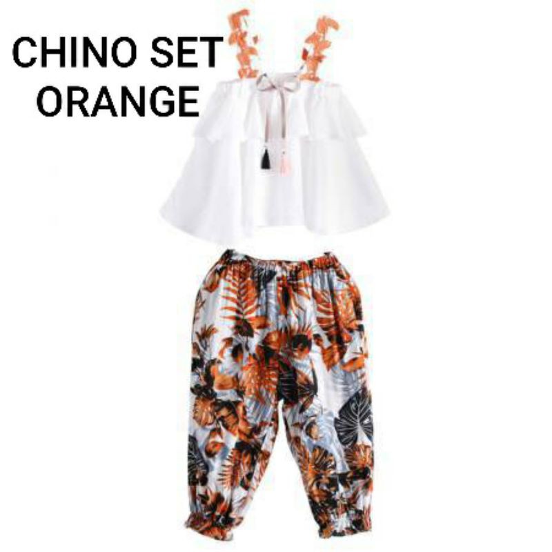 CHINO SET SETELAN BAJU CELANA ANAK MODEL KOREA IMPORT