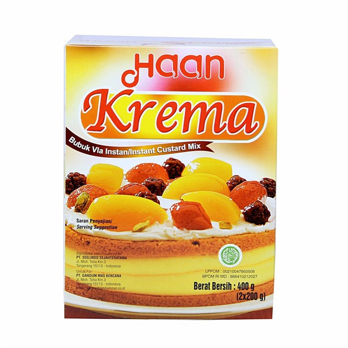 

Haan Krema Custard powder/Vla instan 400gr