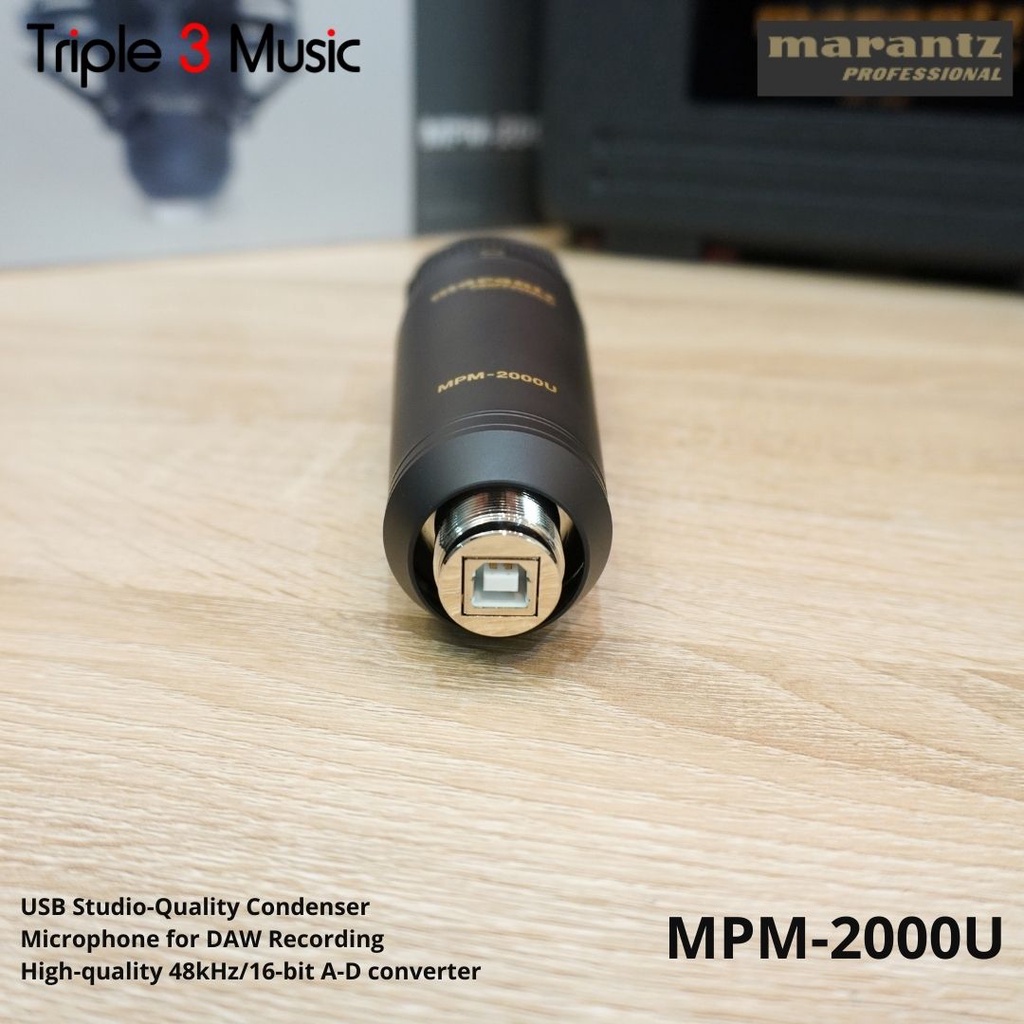 Marantz MPM 2000U Large Diaphragm Microphone Mic USB