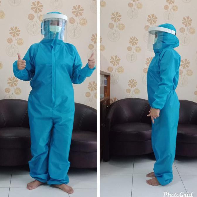 BAJU APD HAZMAT bahan parasut/bisa dicuci