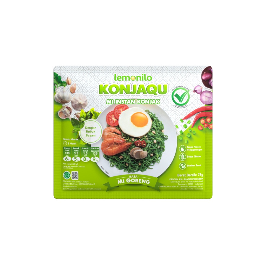 Lemonilo Mie Instan Konjak Rasa Mie Goreng - Mie Konjaqu