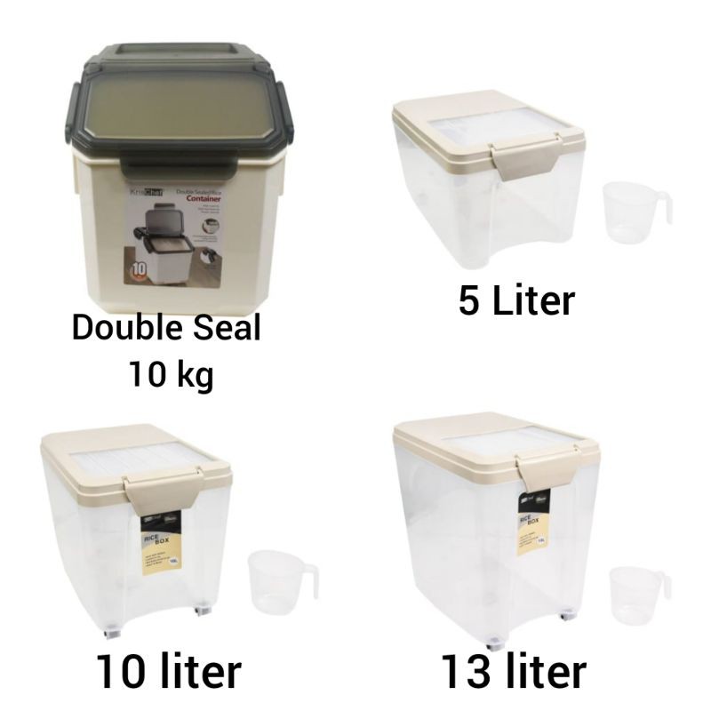 Tempat Beras - Rice Box Plastik Krischef