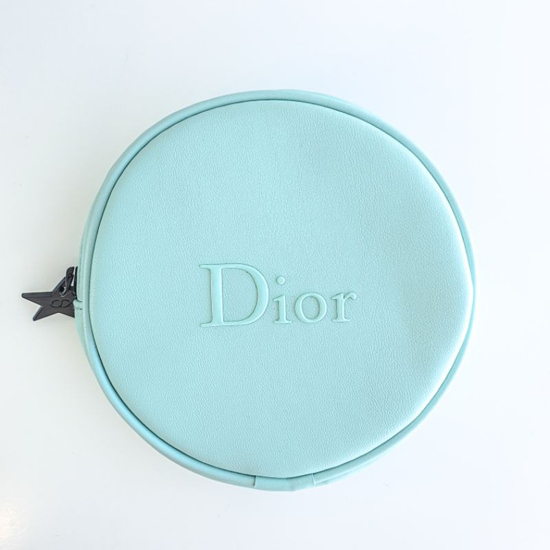 [Merchandise] Dior Round Trousse Pouch Makeup Bag Wallet Mint