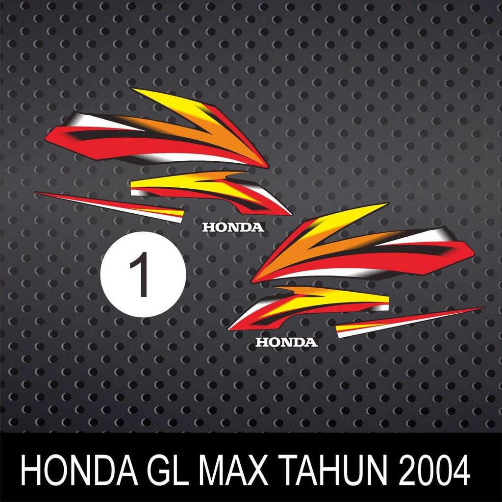STIKER STRIPING MOTOR GL MAX TH 2004 VARIASI