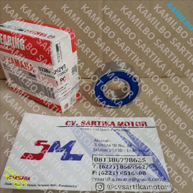 (100% Original ) Bearing CVT Aerox 155 Fino 125 93306-252YR Keren