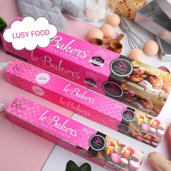 

Le Baker's Baking paper 40cmx10m ~ 30cmx10m Extra Dus
