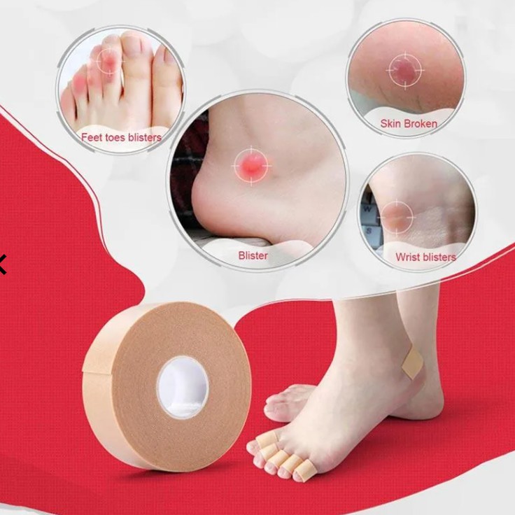 1 ROLL BUSA FOAM STICKER TAPE UNTUK KAKI - Heel Protector Sticker Multi-Functionele Rubber Gips Tape High Heel