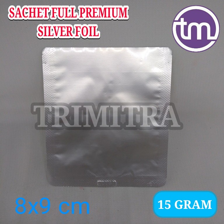 Kemasan Sachet Full Aluminium Foil  15 Gram