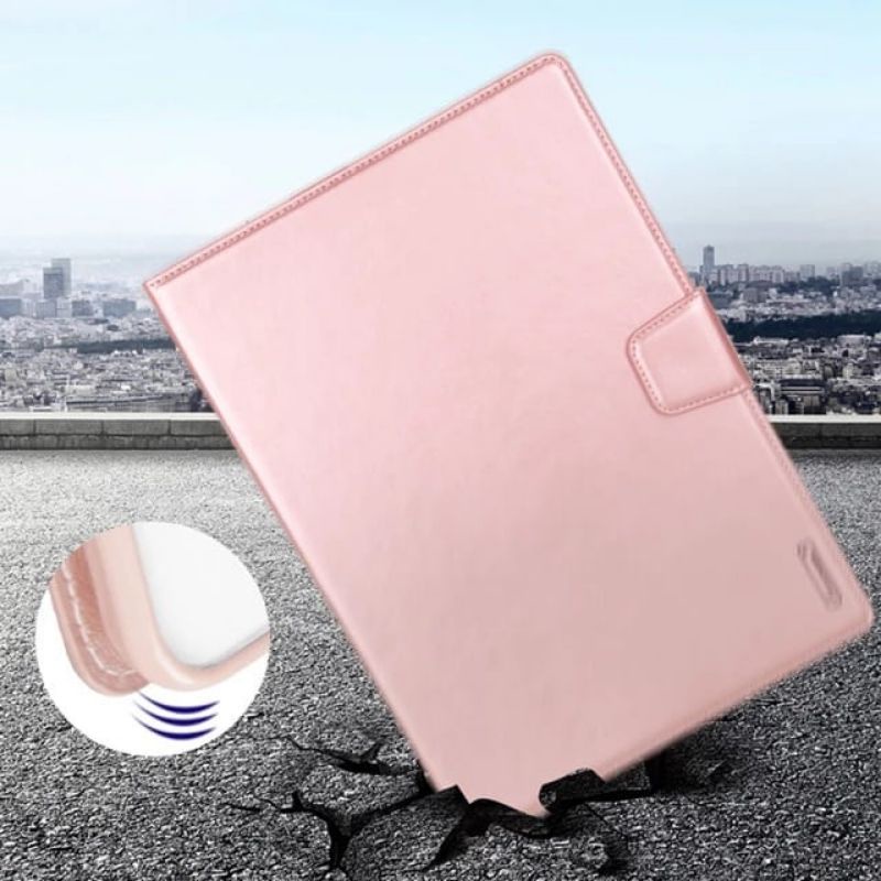 TAB S6 LITE Dompet Kartu Slot case Cover Hanman Kulit Leather