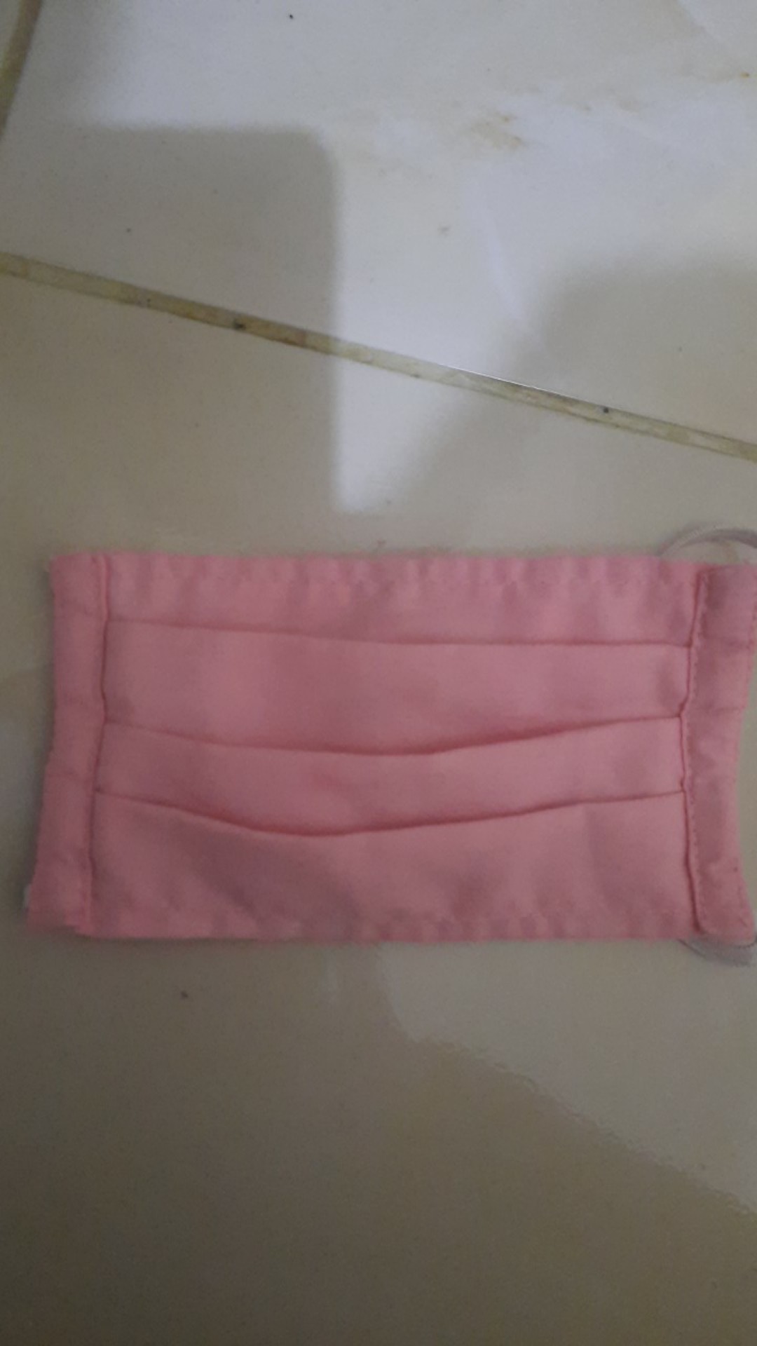 Masker Kain Karet Serut / Kolor Putih/hitam - Bisa Pilih Warna