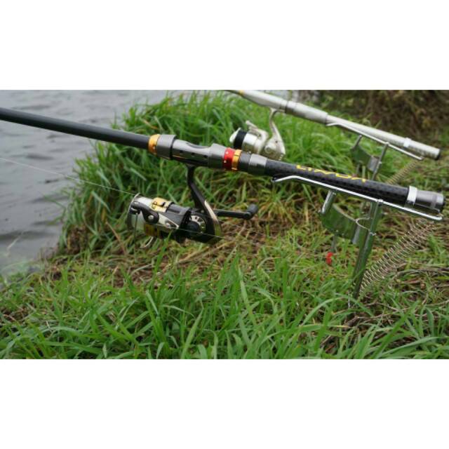 Joran Pancing Ikan Automatic Fishing Pole Rod Mount - JS-27738A